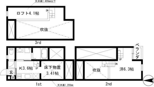 Villa　BAGUSの物件間取画像